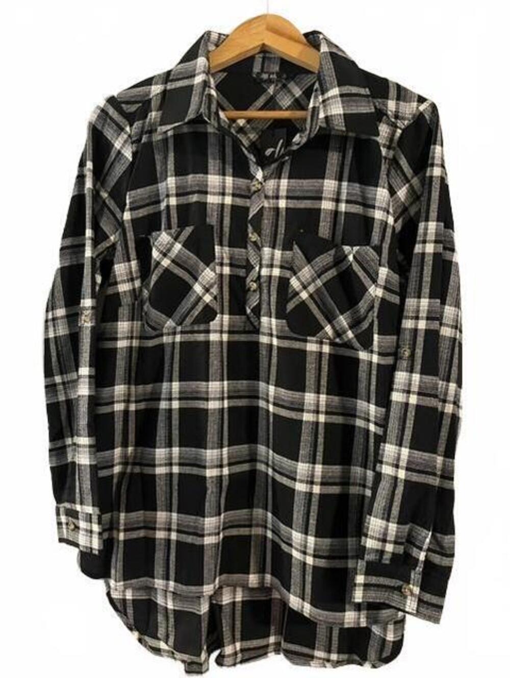 Lily Women's Black White Plaid Long Sleeve Button Down Shirt Flannel XL NWT